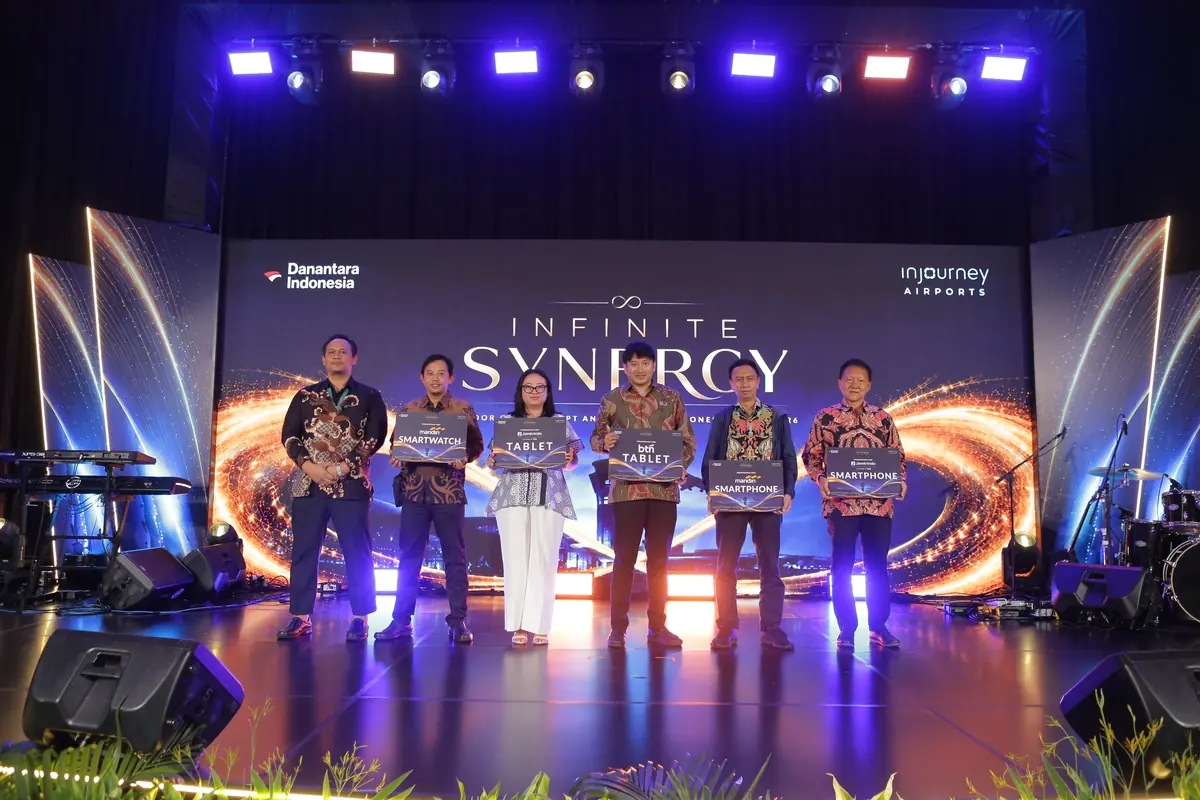 Panggung LED vendor gathering Infinite Synergy InJourney Airports
